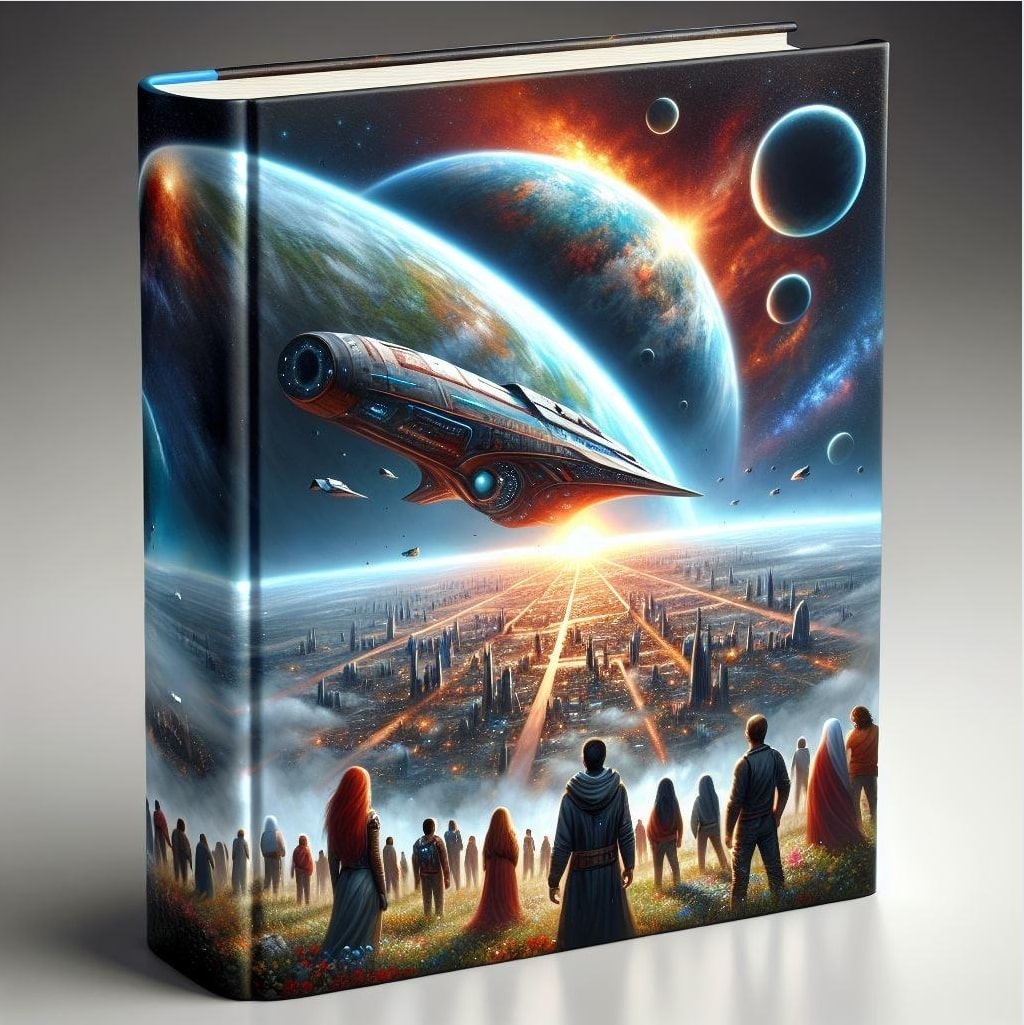 Cosmic Exodus Science Fiction books covers 2