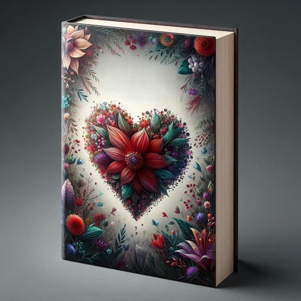 A Floral Heart Journey in YA Fantasy book covers