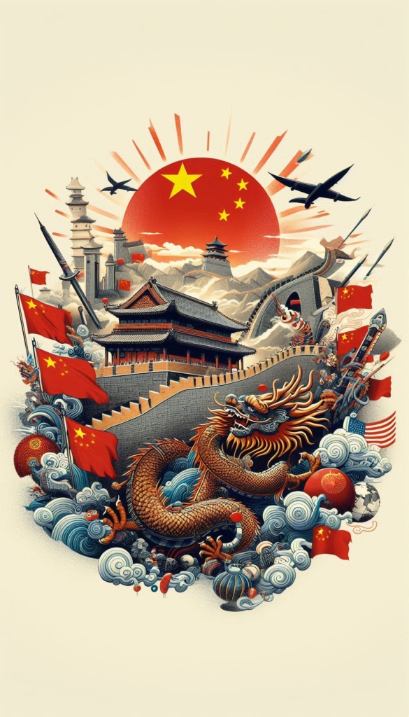 Ancient Chinese Dragon and Forbidden City book cover