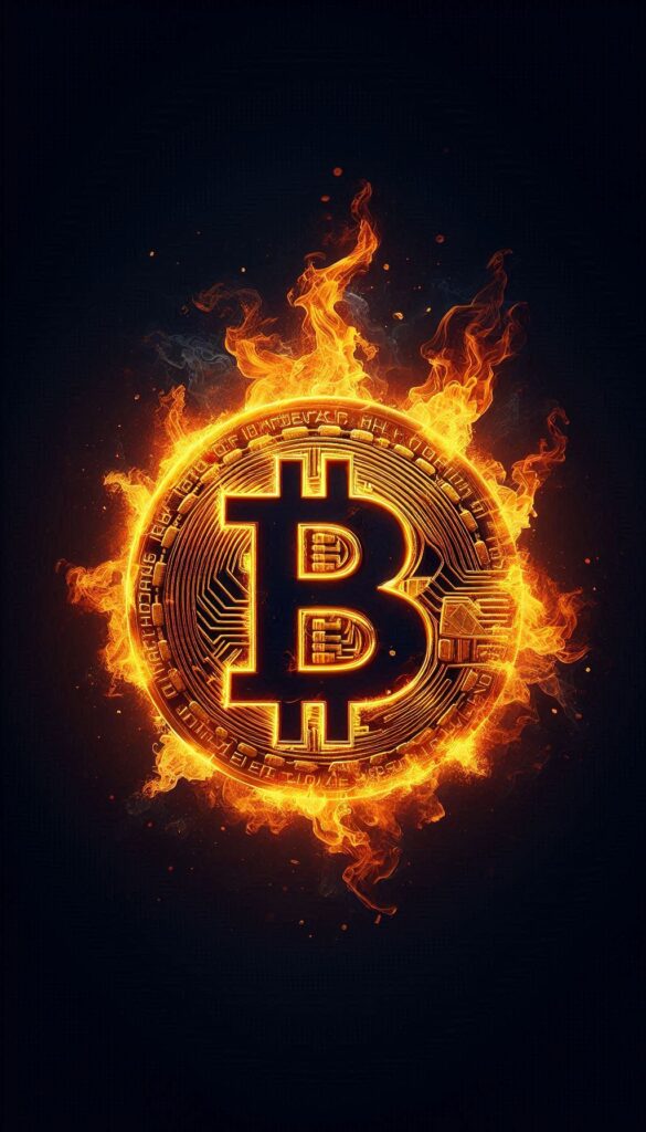 Bitcoin in Flames book cover