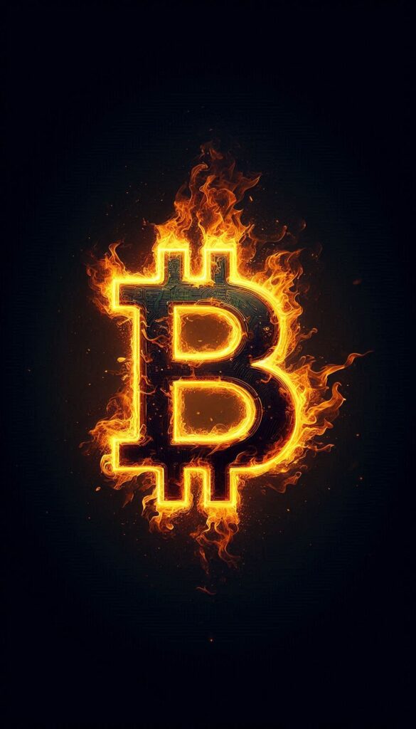 Bitcoin in Flames book cover