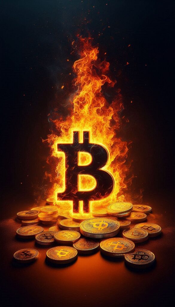 Bitcoin in Flames book cover