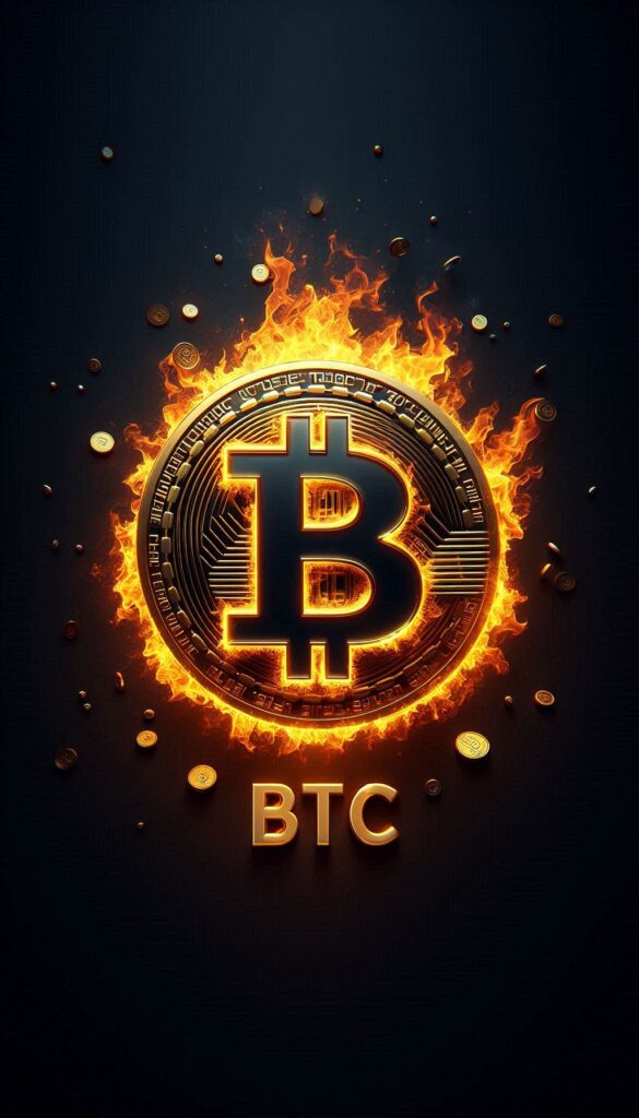 Bitcoin in Flames book cover