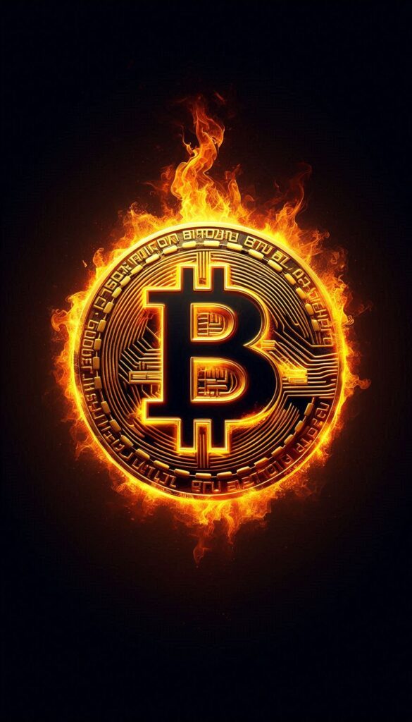 Bitcoin in Flames book cover