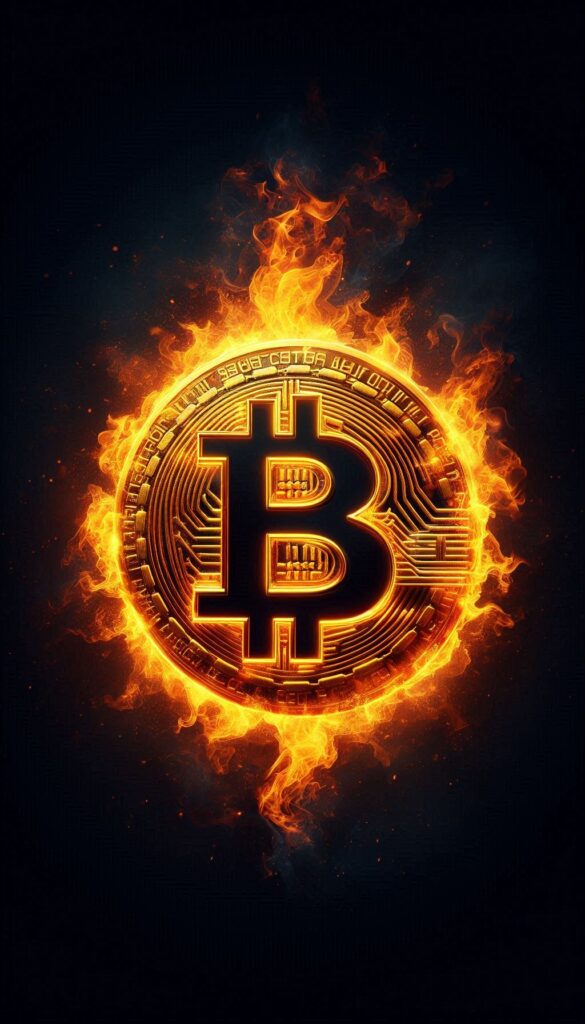 Bitcoin in Flames book cover