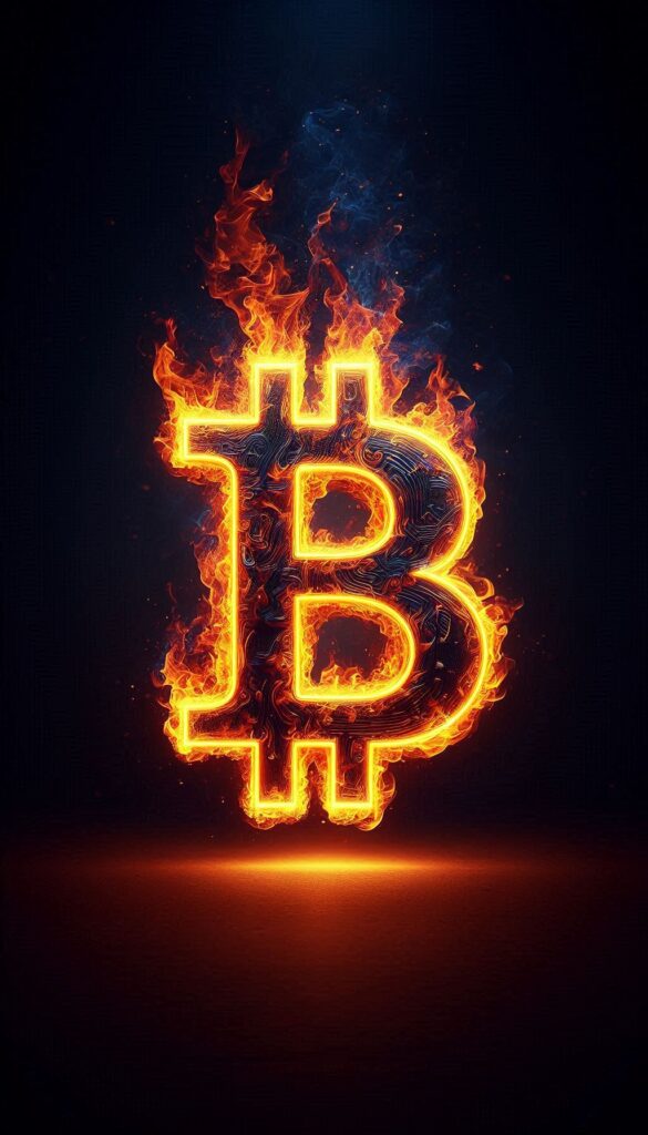 Bitcoin in Flames book cover