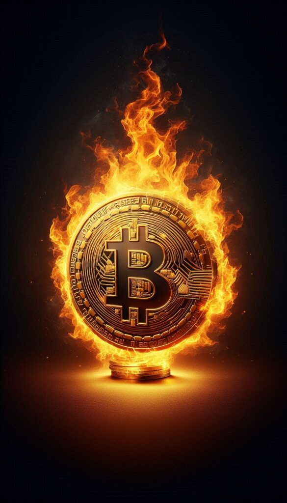 Bitcoin in Flames book cover