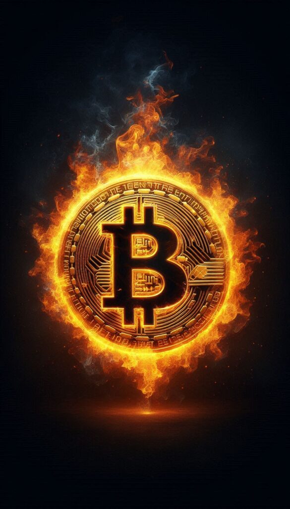 Bitcoin in Flames book cover