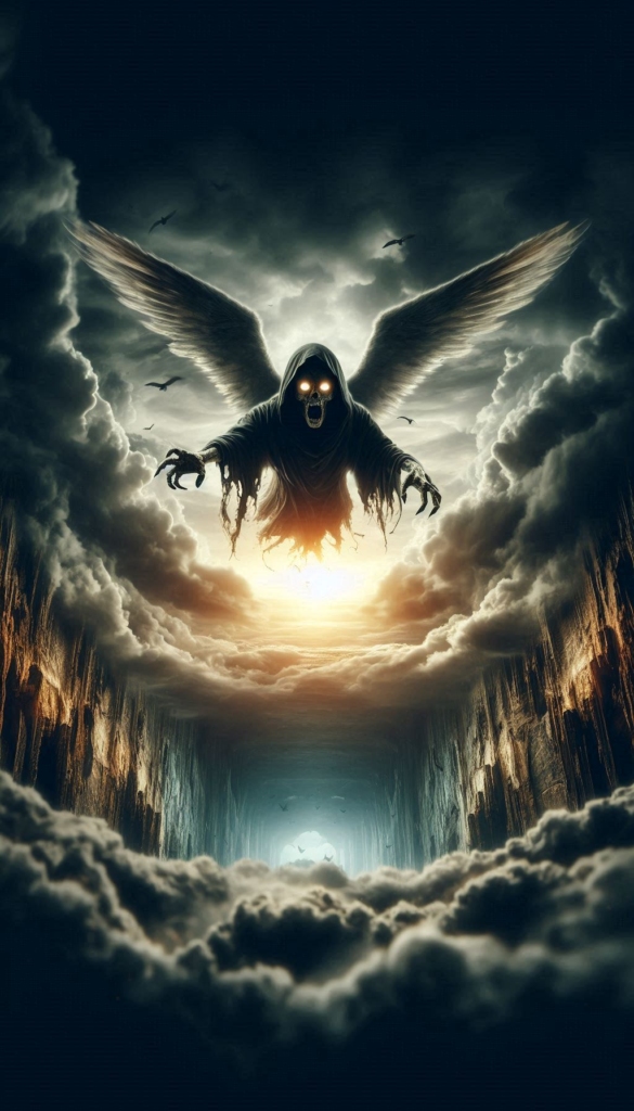 Book cover horror Angel