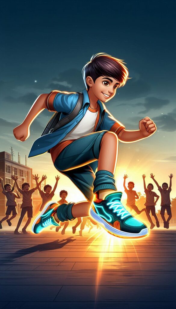 Boy with Light Shoes book cover