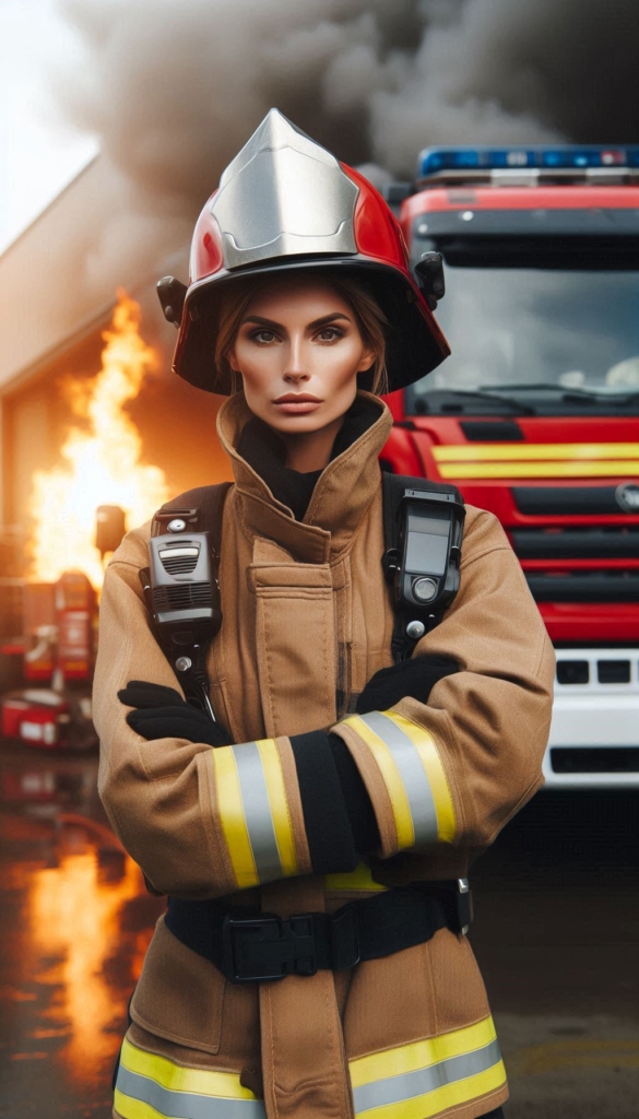 Brave Female Firefighter Memoir Book Cover