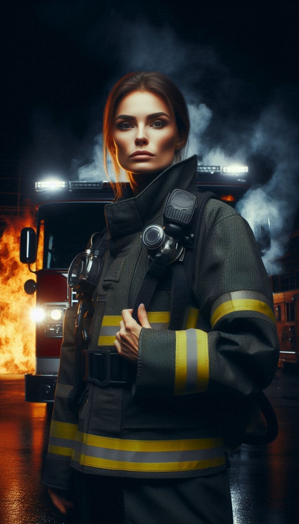 Brave Female Firefighter Memoir Book Cover