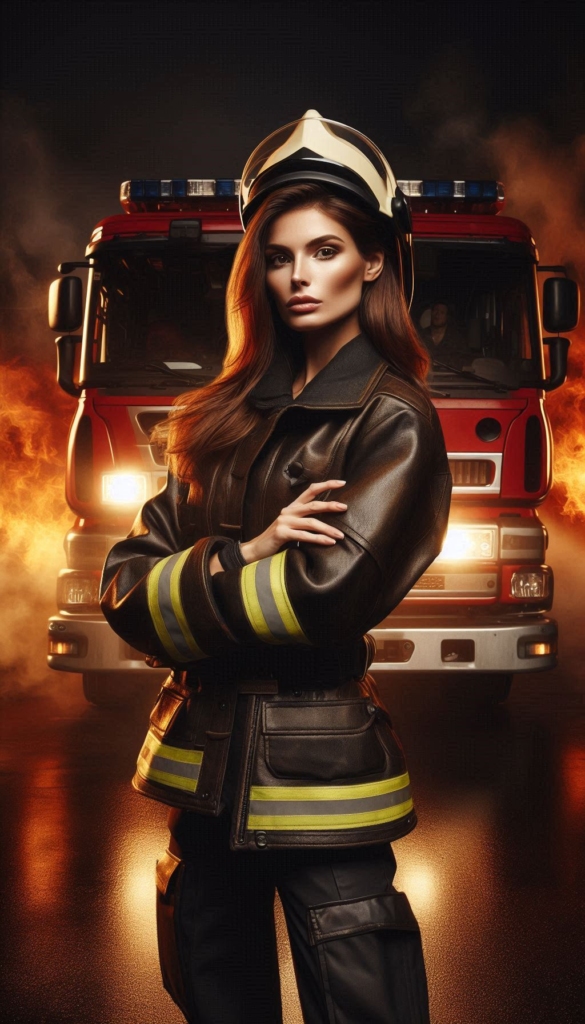 Brave Female Firefighter Memoir Book Cover