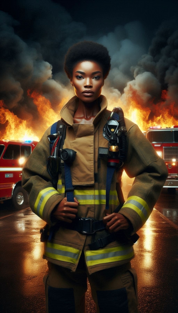 Brave Female Firefighter Memoir Book Cover