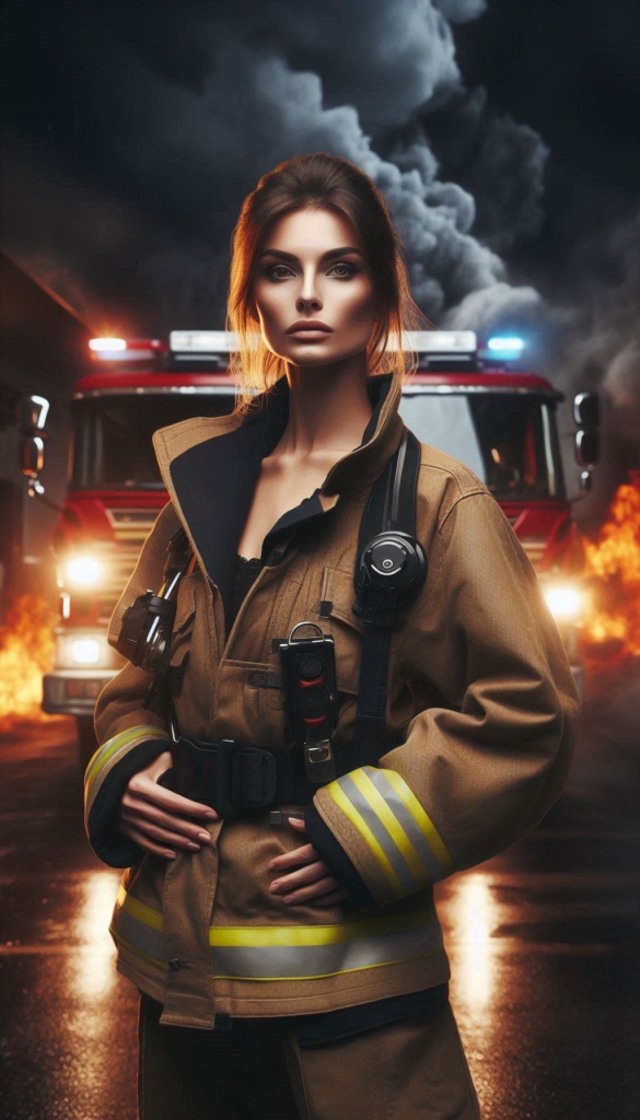 Brave Female Firefighter Memoir Book Cover