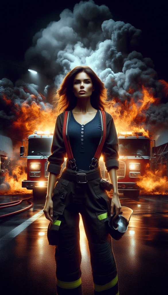 Brave Female Firefighter Memoir Book Cover