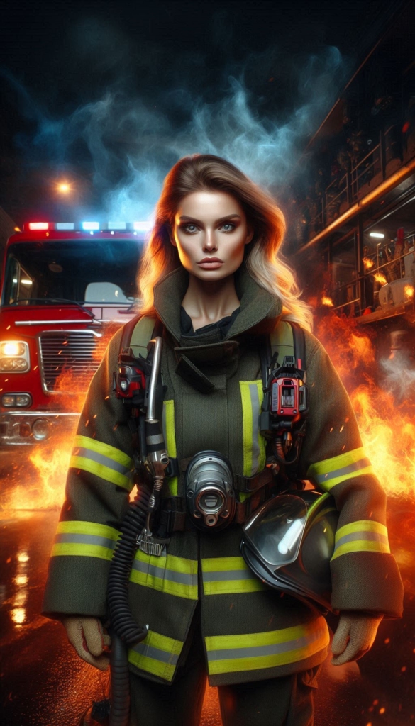 Brave Female Firefighter Memoir Book Cover