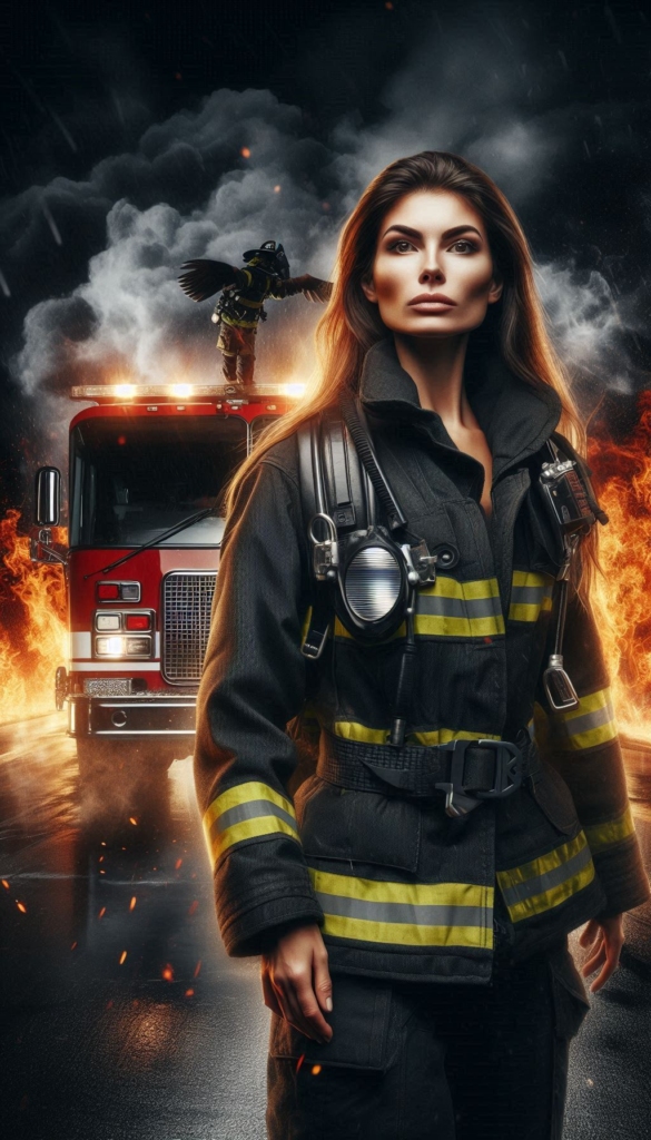 Brave Female Firefighter Memoir Book Cover