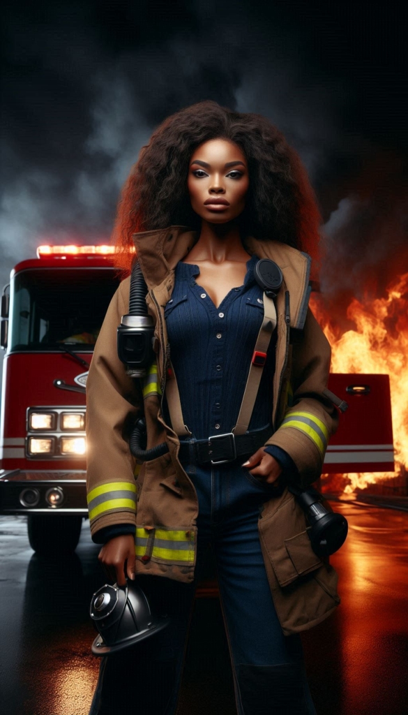 Brave Female Firefighter Memoir Book Cover