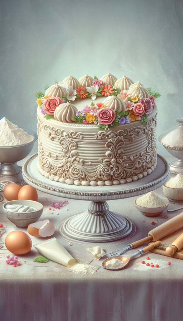 Cake recipe book cover 