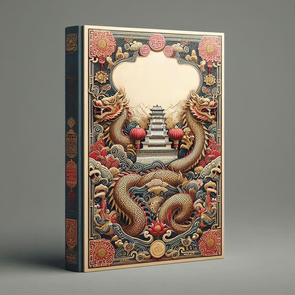 China Legacy book mockup