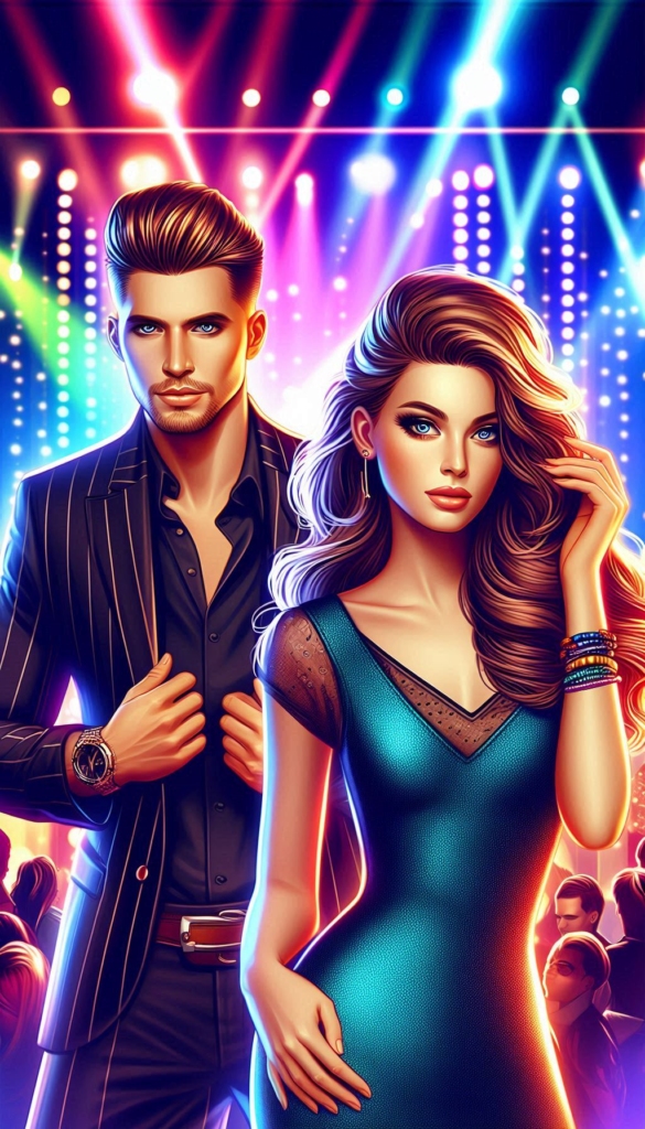 Couple in nightclub book cover 