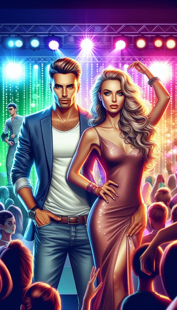 Couple in nightclub book cover 