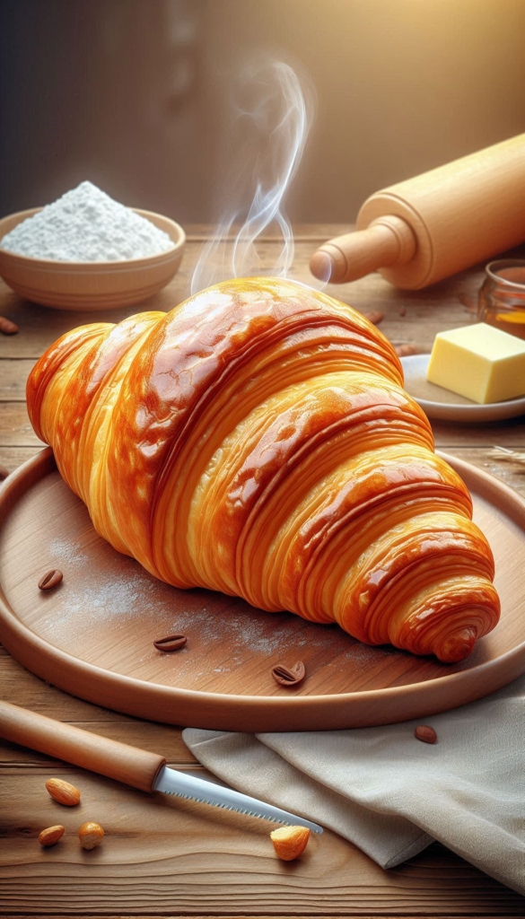 Croissant recipe ebook cover