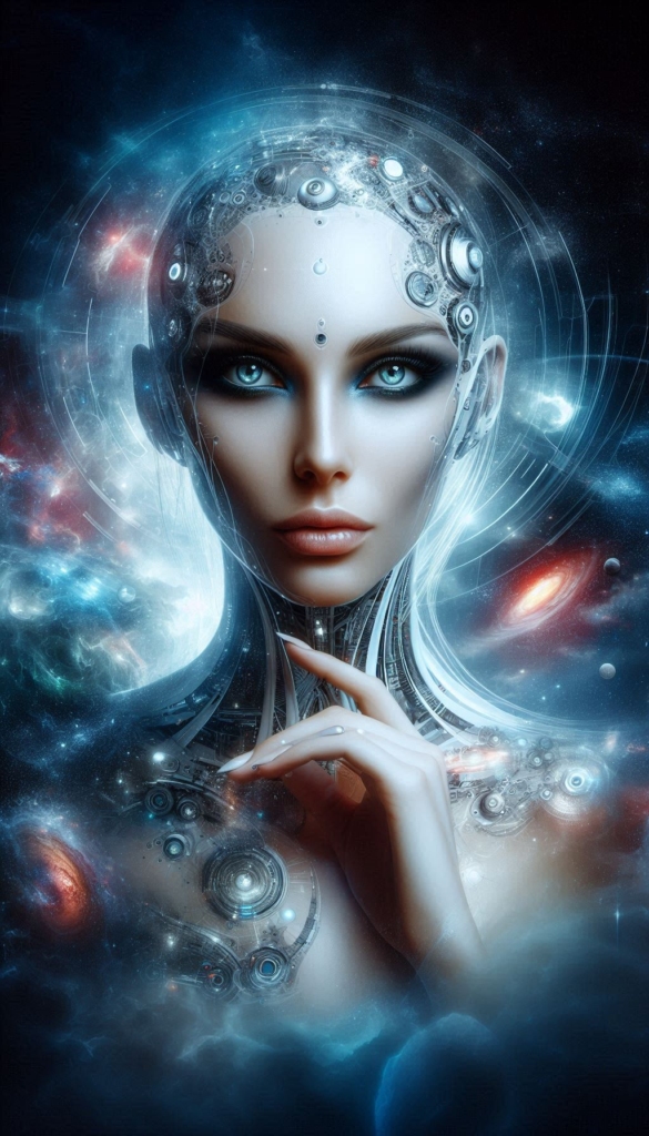 Cyborg Woman in Space book cover