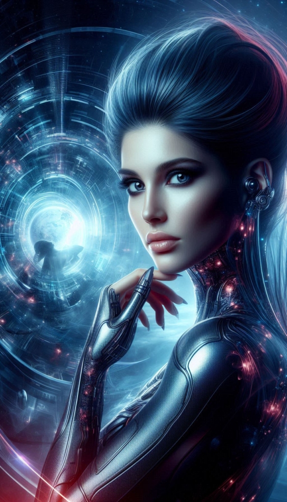 Cyborg Woman in Space book cover