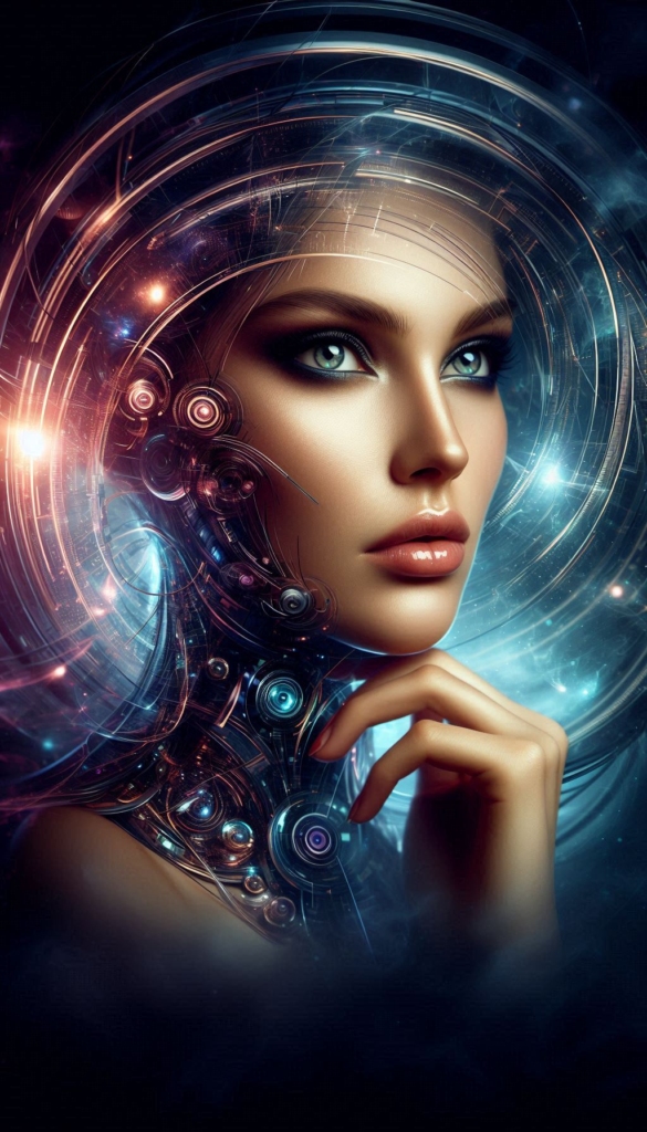 Cyborg Woman in Space book cover