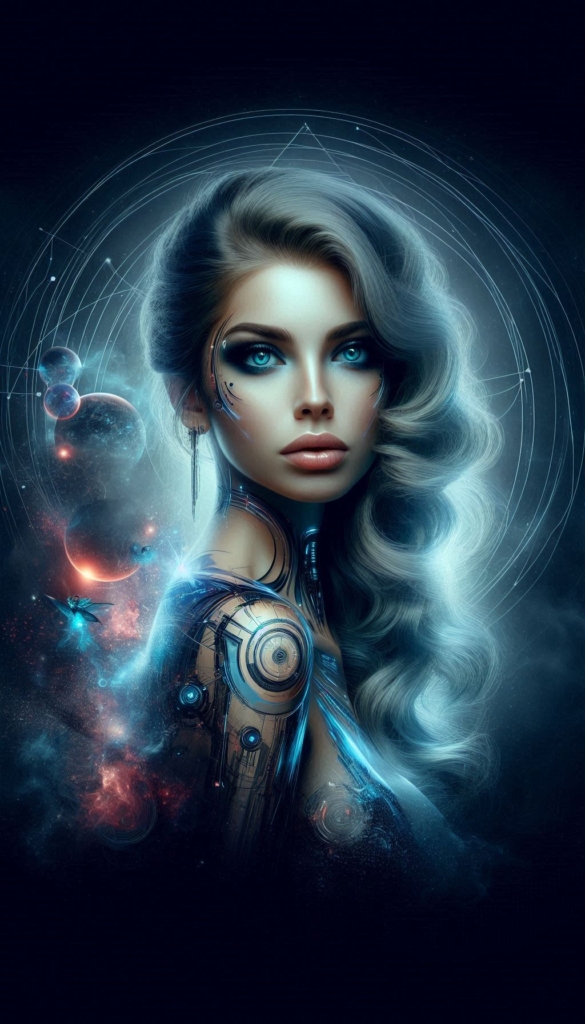 Cyborg Woman in Space book cover