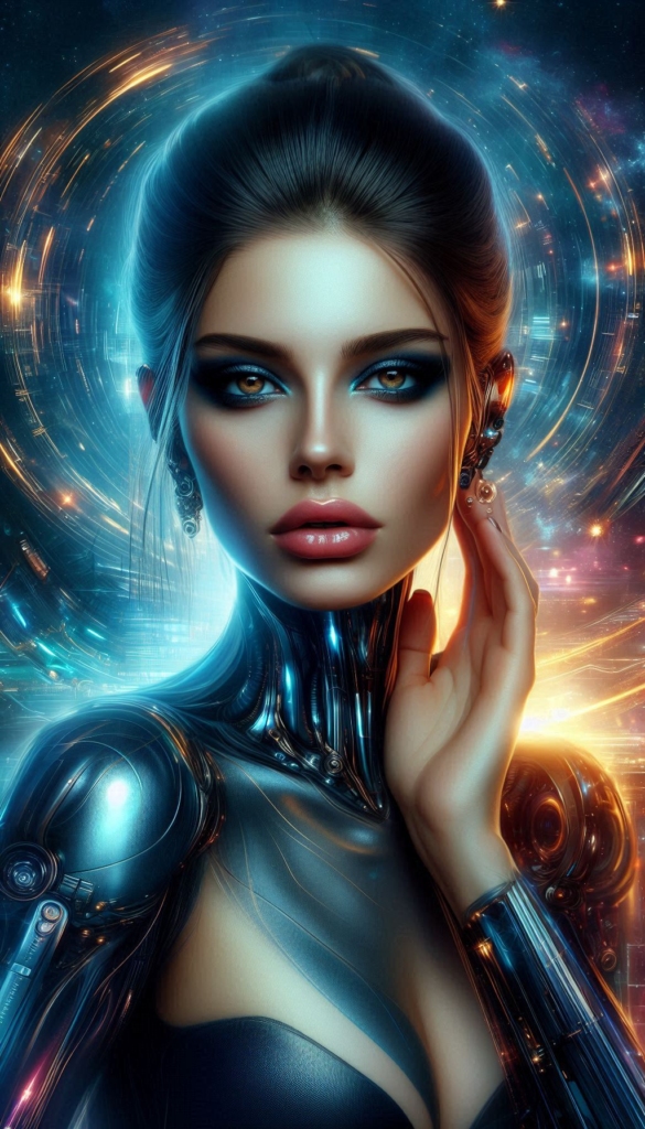 Cyborg Woman in Space book cover