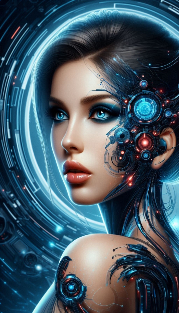 Cyborg Woman in Space book cover