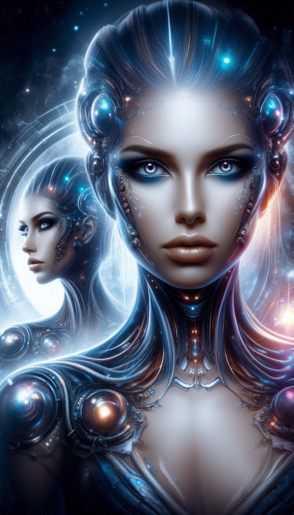 Cyborg Woman in Space book cover