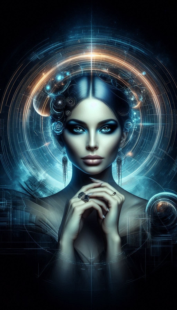 Cyborg Woman in Space book cover