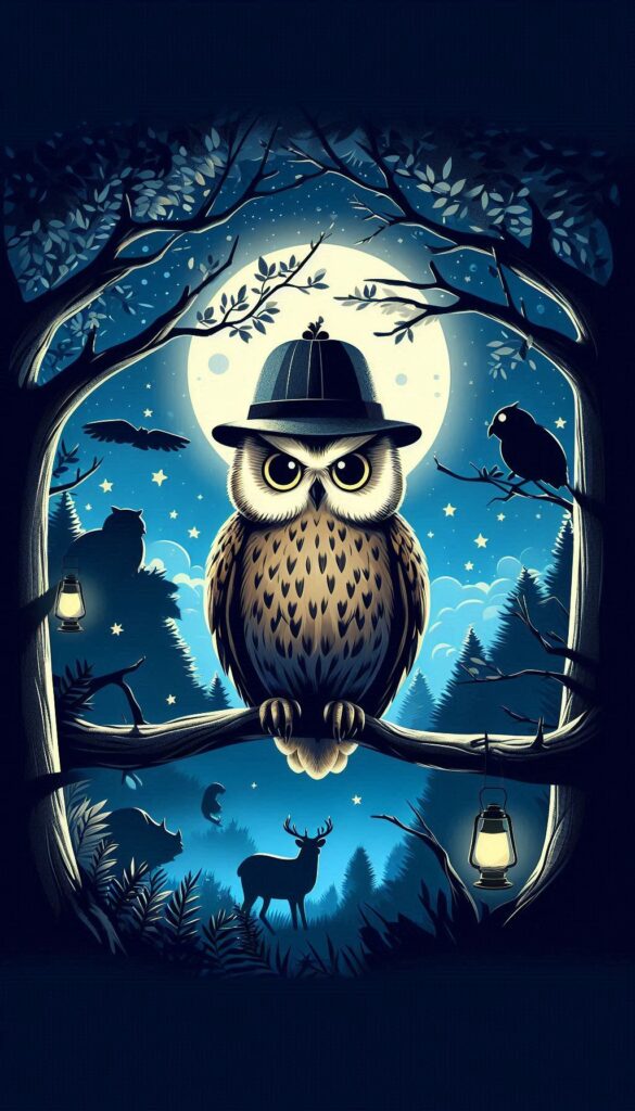 Detective Owl Moonlight book cover