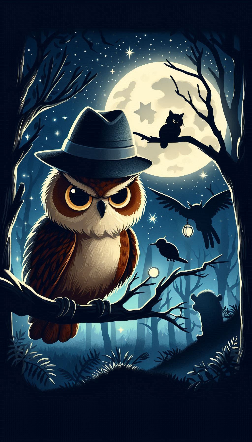 Detective Owl Moonlight book cover