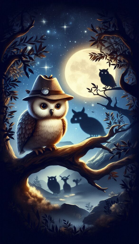 Detective Owl Moonlight book cover