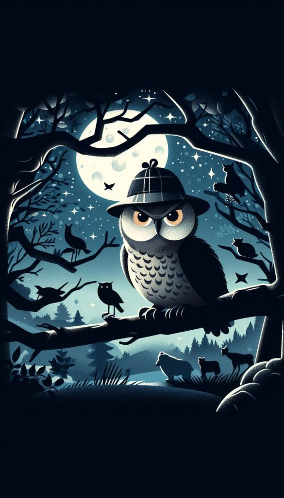 Detective Owl Moonlight book cover 