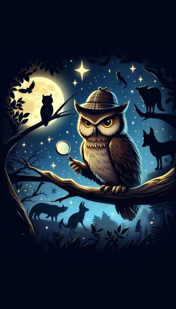 Detective Owl Moonlight book cover