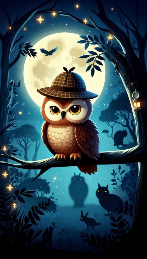 Detective Owl Moonlight book cover