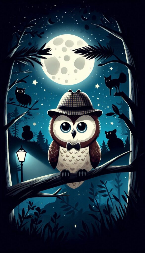 Detective Owl Moonlight book cover