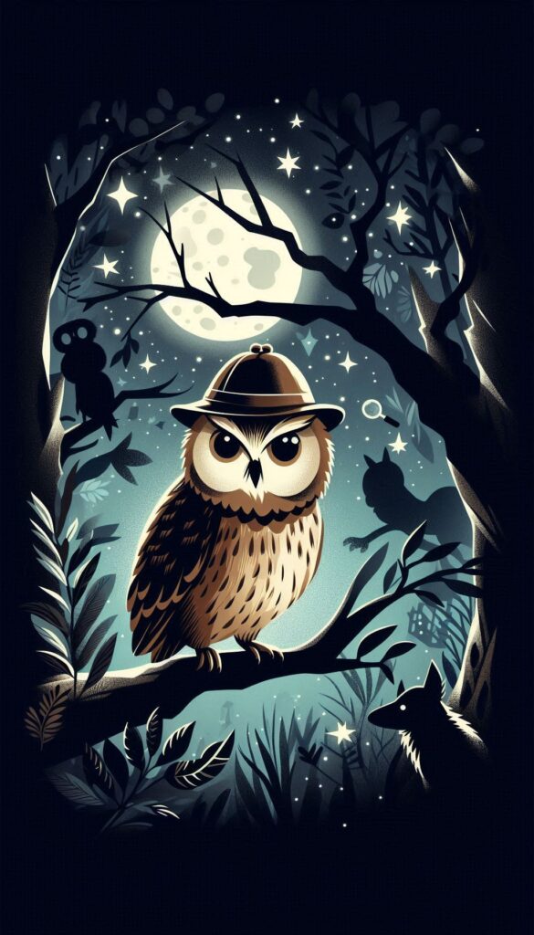 Detective Owl Moonlight book cover