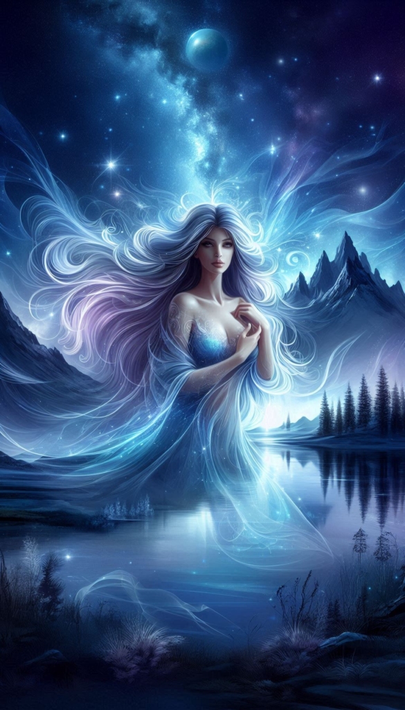 Ethereal Night Sky Goddess book cover