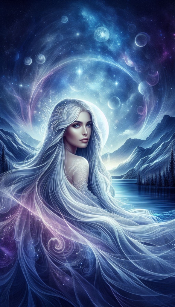 Ethereal Night Sky Goddess book cover