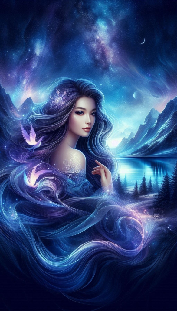 Ethereal Night Sky Goddess book cover