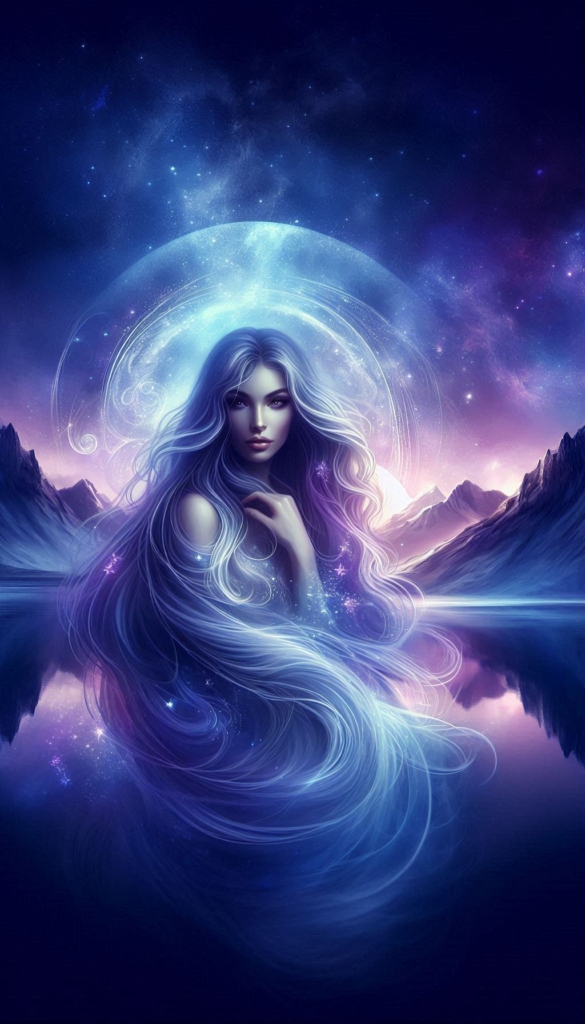 Ethereal Night Sky Goddess book cover