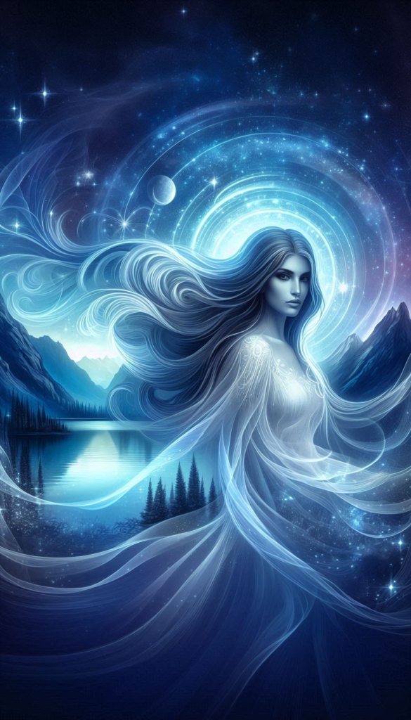 Ethereal Night Sky Goddess book cover