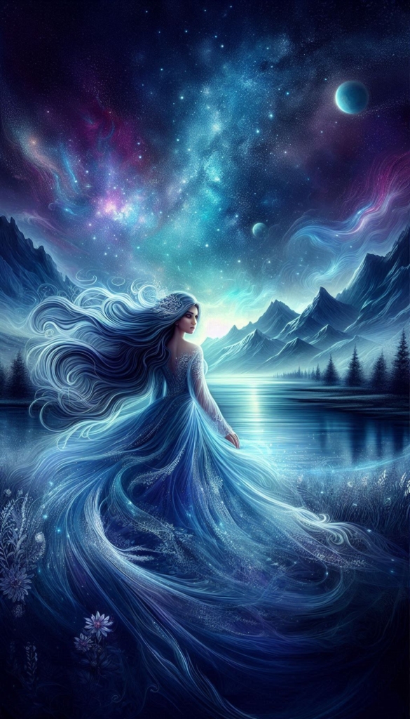 Ethereal Night Sky Goddess book cover